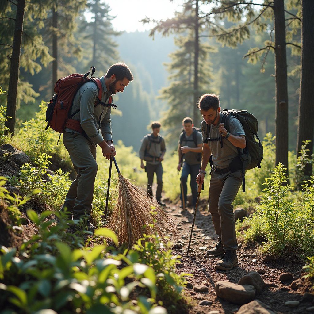 Eco-friendly sustainable hiking practices