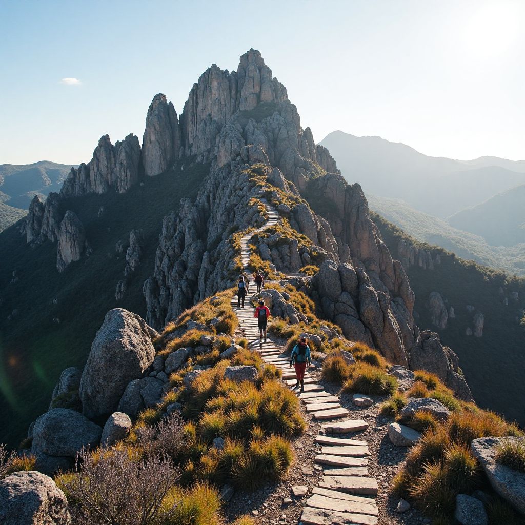 Grampians mountain peak hiking adventure